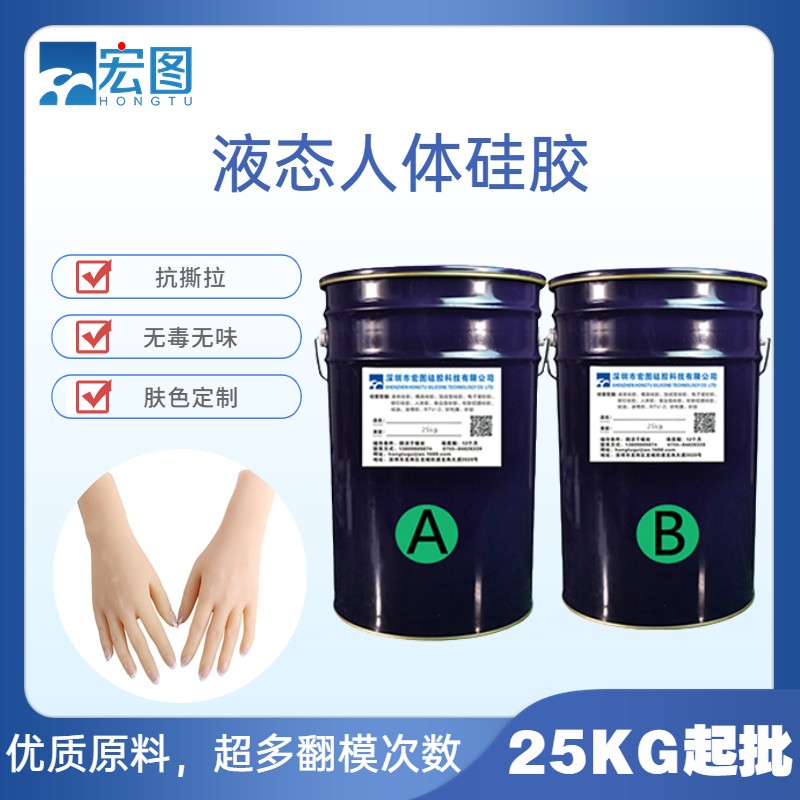 液態人體硅膠原料，人體相關制作的革新伙伴